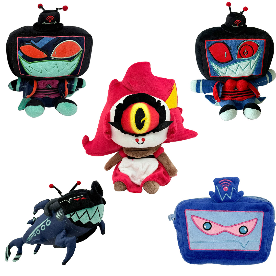 In-Stock Cross-Border New Product Hazbin Hotel Evil Little Clown Plush Toy Hell's Inn Doll