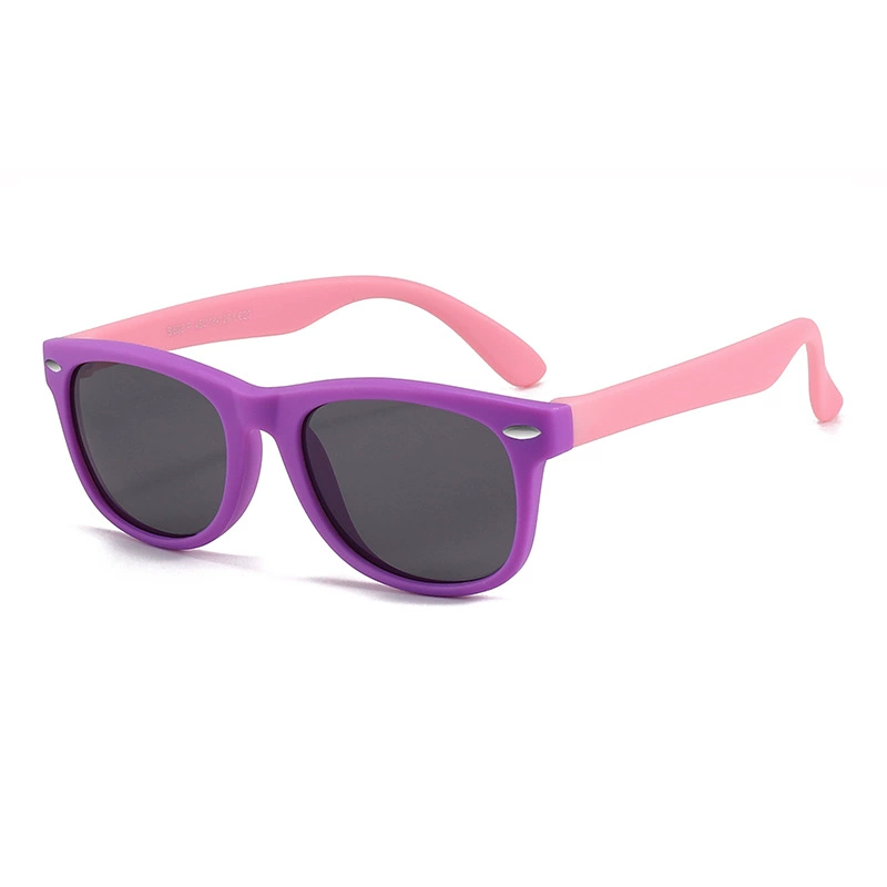 Silicone Children's Sunglasses, UV Protection, TAC Polarized Lenses, Assorted Colors (Ages 2+)