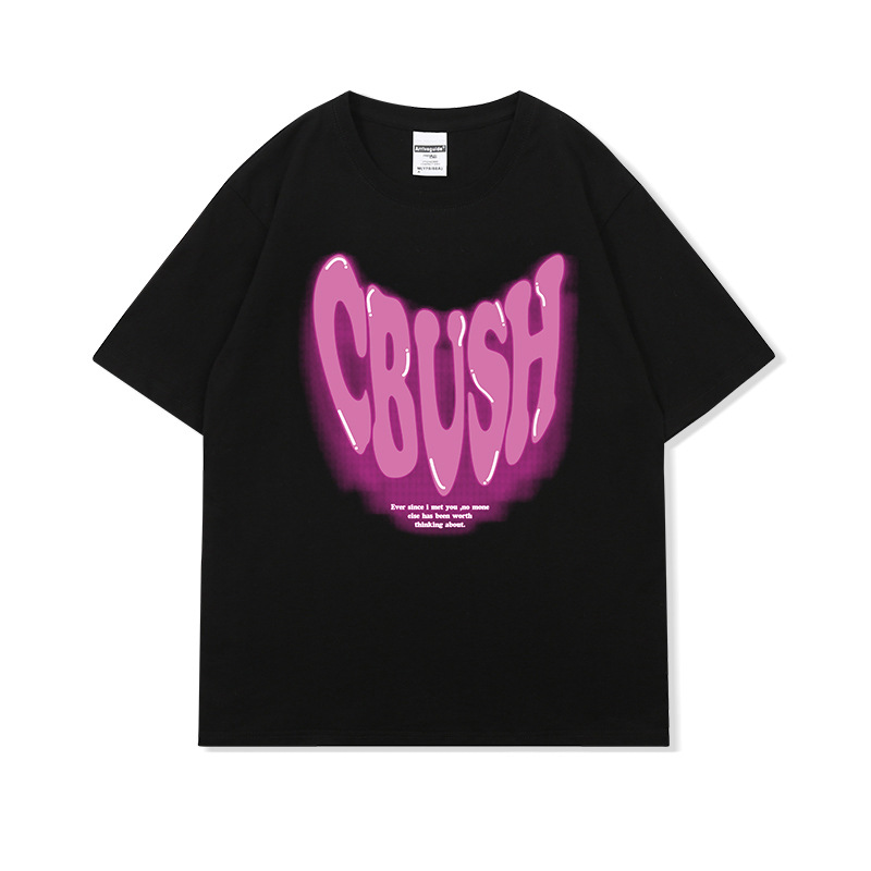 2023 Spring/Summer New 260G Cotton Loose American Fashion Brand T-shirt Men's Top Youth Student Class uniform_voghion.com