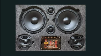 Pioneer three-frequency car audio speaker bass shock alto full and powerful treble clear and transparent with layers (Car speaker/subwoofer) - three-frequency-pair-of-front-door-6-speakers