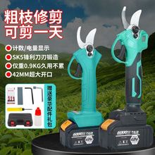 德国进口锂电修枝剪充电式电动强力无线果树园艺树枝粗枝剪刀电剪
