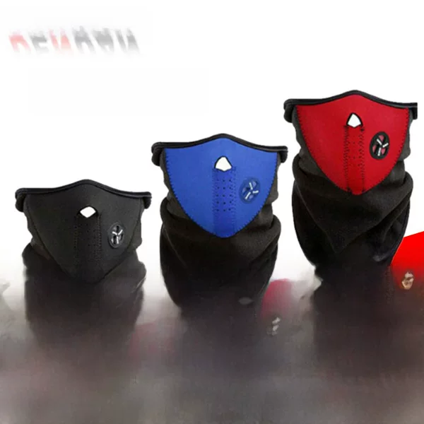 Windproof Small Face Mask for Bicycles, Warm Winter Skiing Fleece Riding Outdoor Mask, Helmet Face Protection, Helmet-Specific