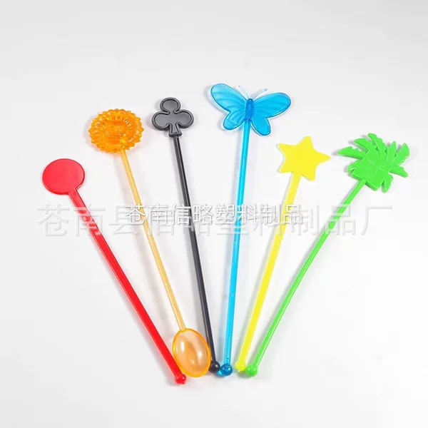 Color Wine Bar Art Wine Bar Acrylic Bar Juice Bar Cold Drink Bar Plastic Stirring Bar