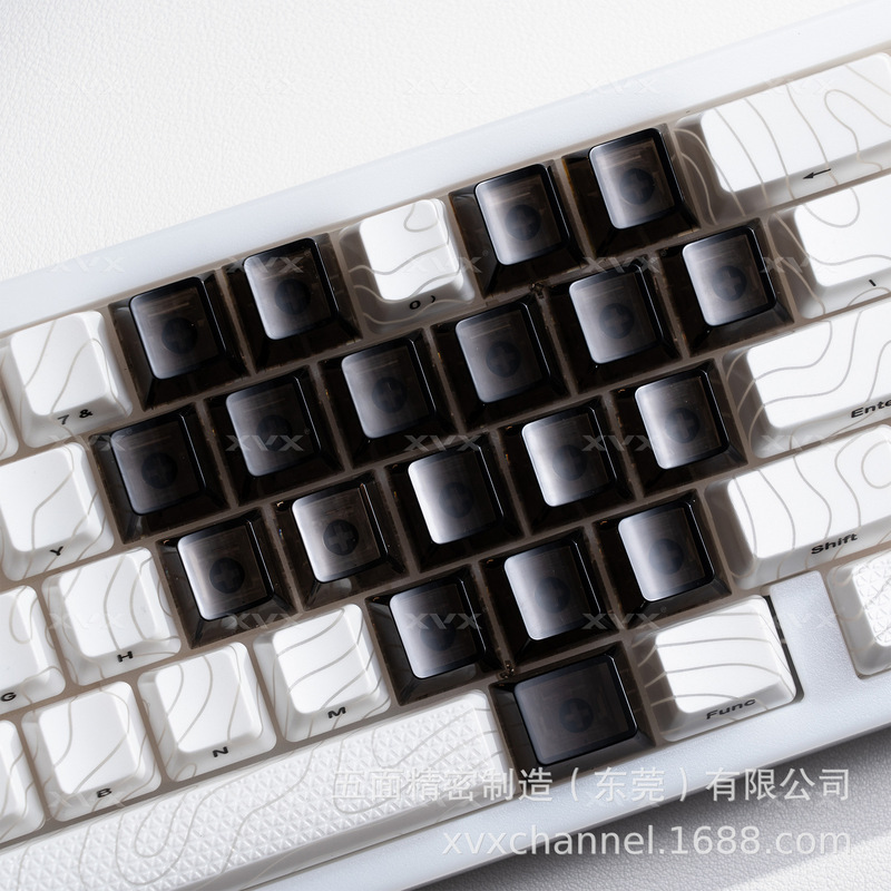 xvx 愛パーソナライズされたカスタマイズされた磁気軸メカニカルキーボードオリジナルマオ高透明発光 PC キーキャップクロスボーダー|undefined