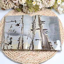 天然水晶国画石书摆件原石草花石收藏品装饰品办公室家居摆件批发