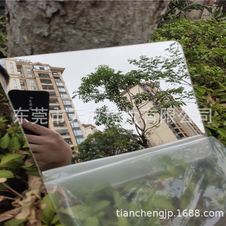 灯箱镜片 亚克力灯具镜片 半透镜镜加工电镀