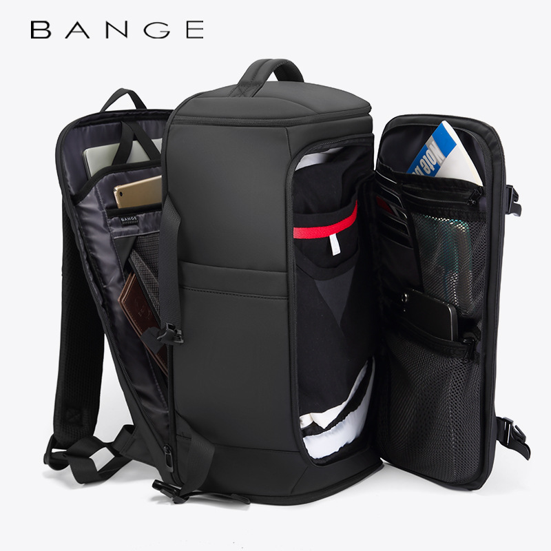 Bange Herren Rucksack Mit Laptopfach Für Reise Und Outdoor_voghion.com