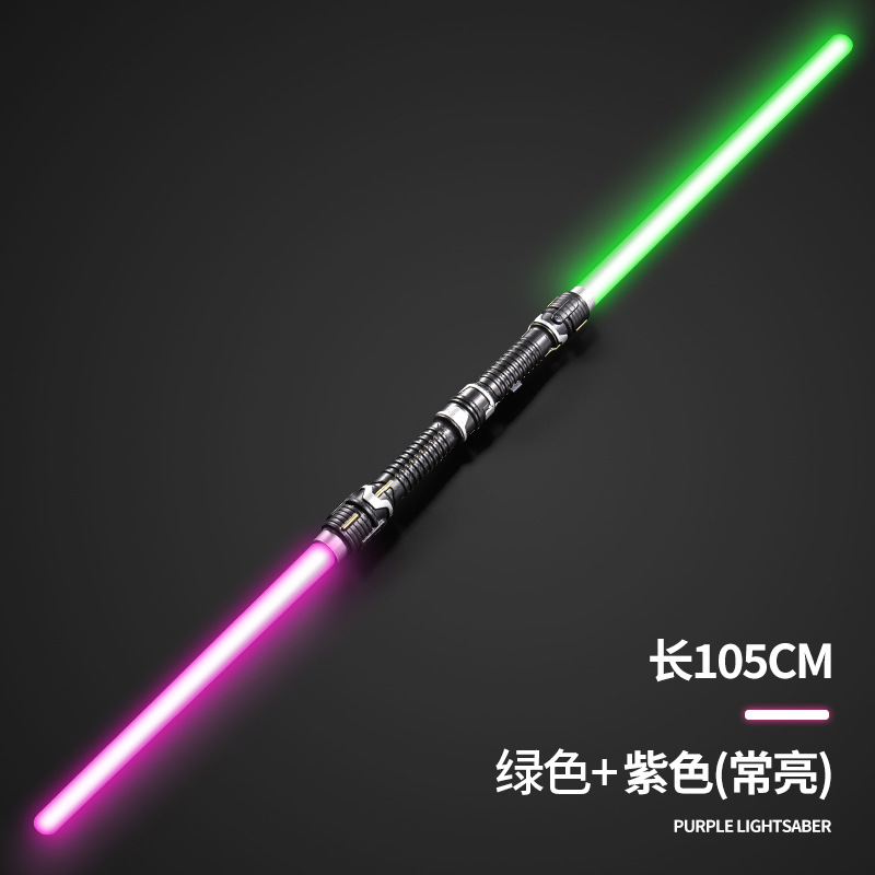 2-in-1 광선검 [색상 상자] 핑크색과 녹색 빛