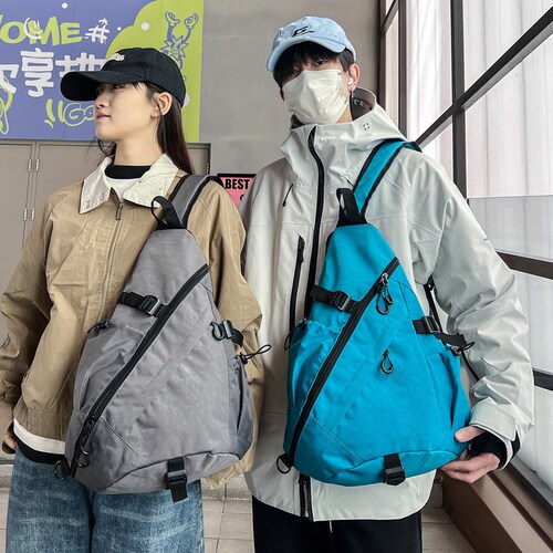 2025 New Spring Cross-border Leisure Fashion Chest Bag Large Capacity Outdoor Cycling Camping Backpack Shoulder Bag