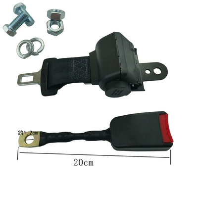 Two-Point Automatic Retractable Car Car seat belt - semi-closed-retractor-steel-wire-base-screw-nut-and-gasket-complete-set