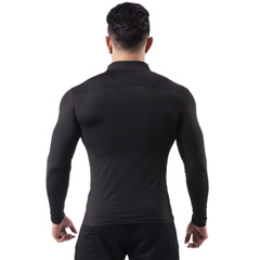 Men's Autumn/Winter Zip-Up High-Neck PRO Tight-Fit Outdoor Sweat-Wicking Training & Running Quick-Dry Sportswear