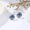 Cross -border cartoon Starborn Baby Stick Time Gem Studge Stitch Mickey Mickey Head Style Earrings