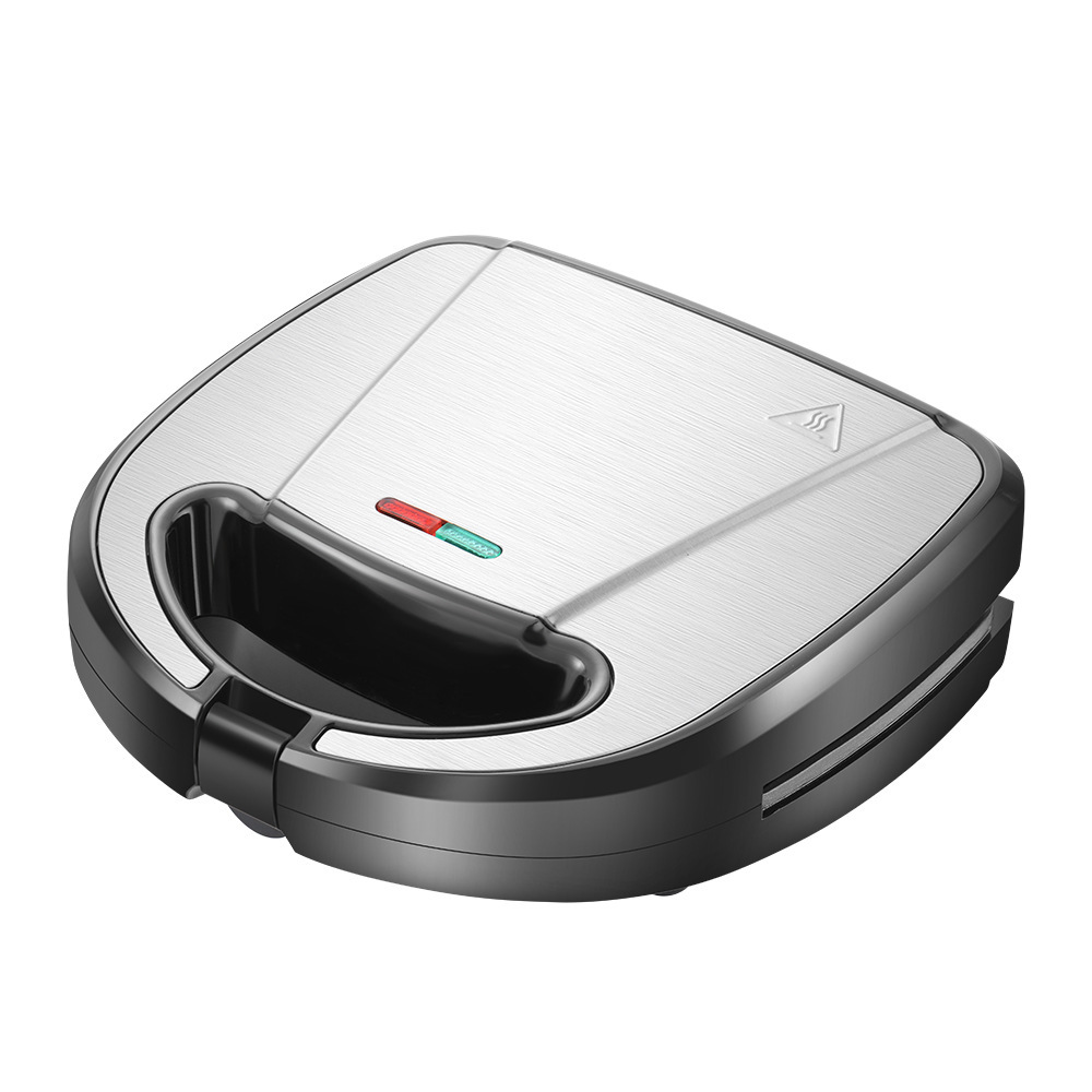 110V máquina de tres platos estándar estadounidense, bandeja para hornear eléctrica, máquina de pastel Madeleine, máquina de desayuno, máquina de waffle seis en uno, máquina de donas