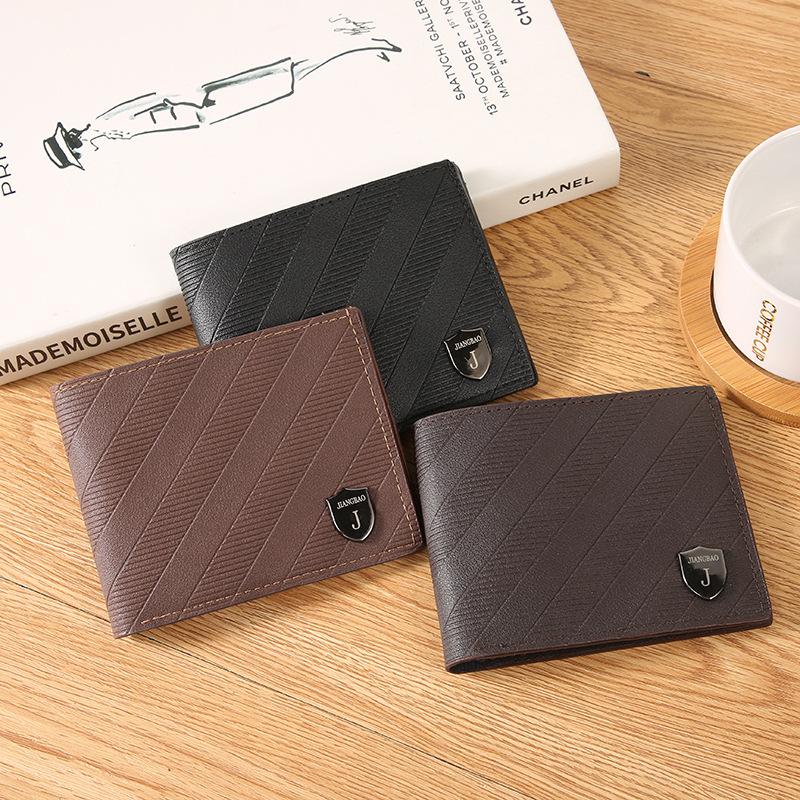 Nuevas carteras de hombre transfronterizas, carteras de moda corta, carteras de gran capacidad para jóvenes, carteras de tarjetas múltiples, carteras de hombre, carteras de hombre