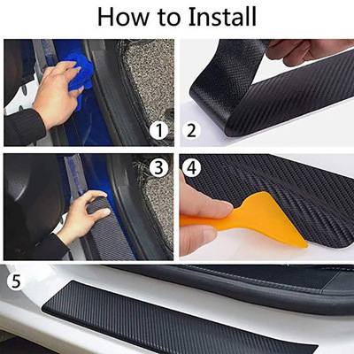 Car 3D carbon fiber interior film electric motorcycle body sticker rearview mirror tail wing cover color changing film