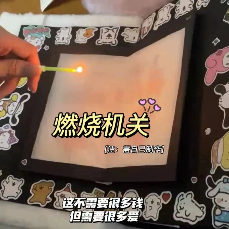 Механическая открытка-поп-ап на день рождения и годовщину, ручная работа, оригами, креативный механизм книжки-поп-ап.