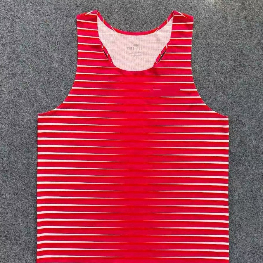 Wholesale Factory Direct Sales Track and Field Sports Vest Running Marathon Clothing Sports Training Seamless Taped Training Clothing