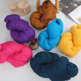 Cashmere 32 two-strand wool yarn skein yarn wool yarn hand-woven diy fine wool ball crochet thread cashmere thread