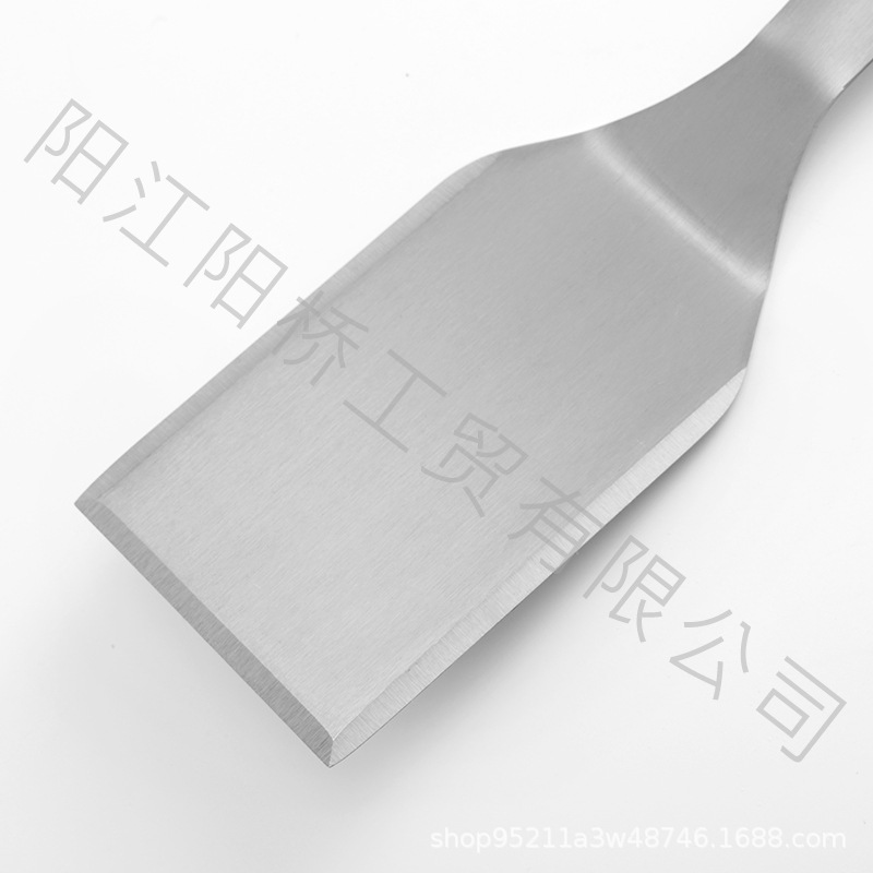 Amazon venta caliente de acero inoxidable cuchilla de cocina placa de hierro cuchilla frita carne asada sopa de res BBQ conjunto de herramientas de barbacoa