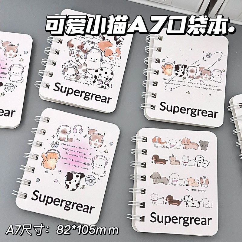 卡通A7线圈本合集福袋学生ins高颜值可爱口袋本便携小本子笔记本|undefined