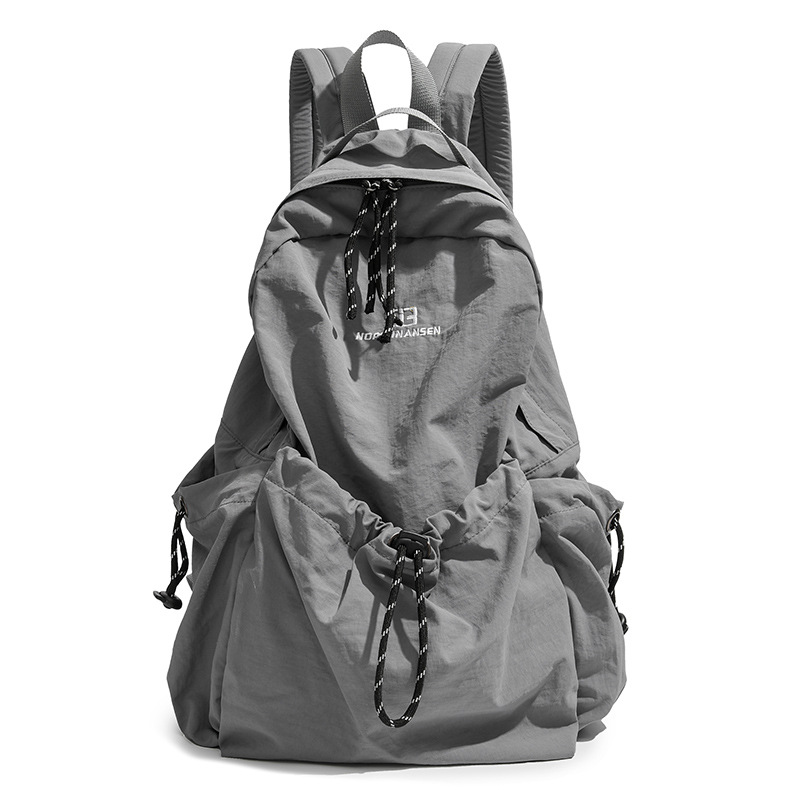 Mochila coreana de cordón, mochila de nicho, mochila de ocio, bolsas escolares universales para estudiantes universitarios, hombres y mujeres.