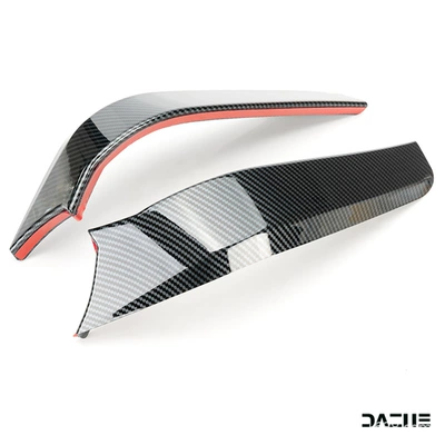 Motorcycle front windshield Modified Leg Wind Deflector - carbon-fiber-pattern