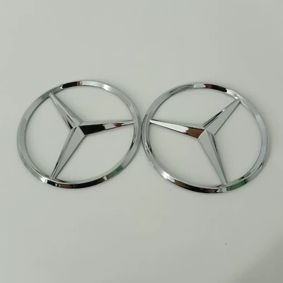 Trunk Electroplated Flat Sticker — Car logo
