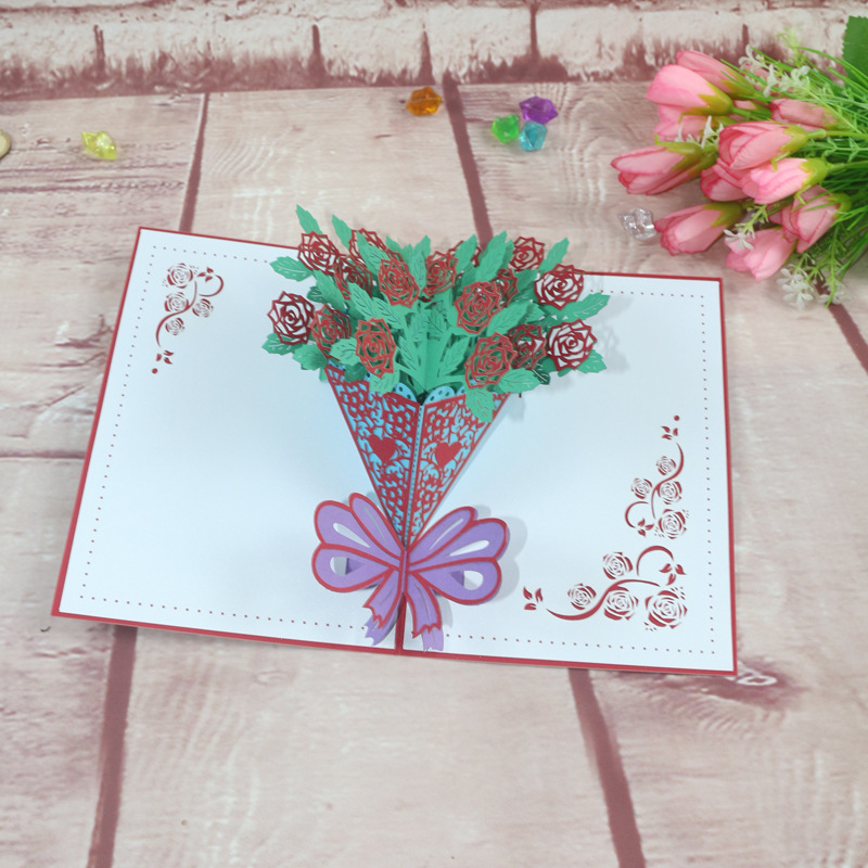 Mother's Day Simple Style Flower Paper Festival Card display picture 3