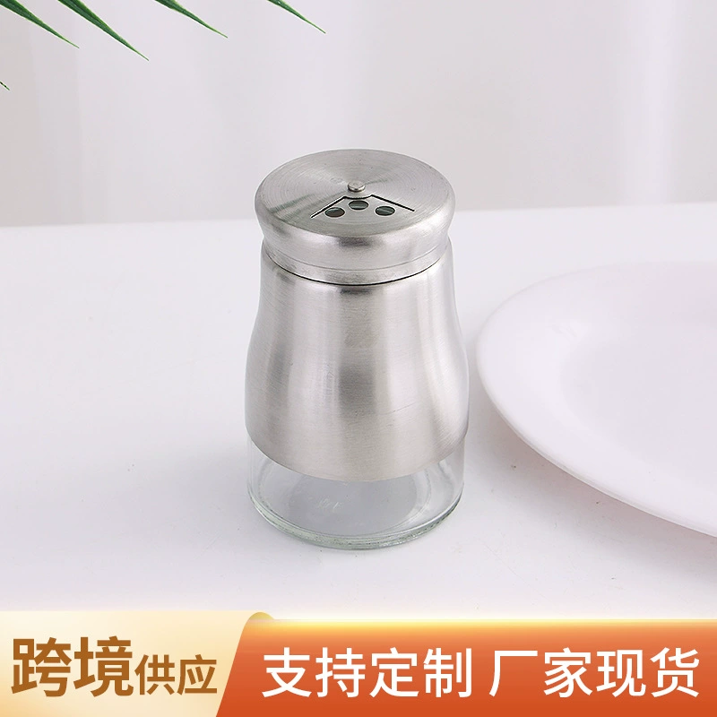 Бутылка специй из нержавеющей стали SPS-4 бытовой перец Мясорубка стеклянная бутылка перец порошок кухня