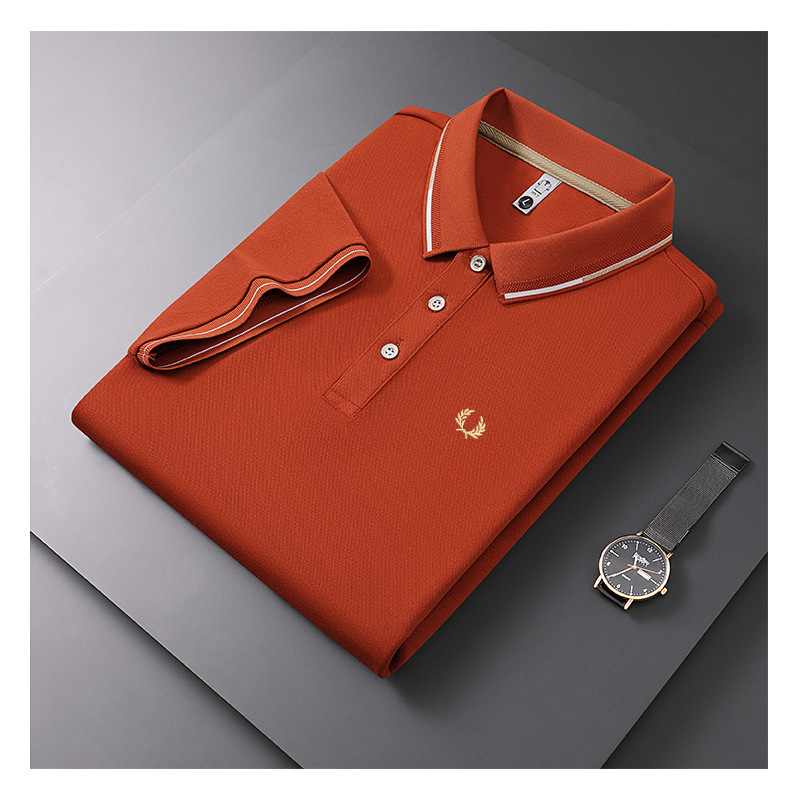 Orange embroidered yellow