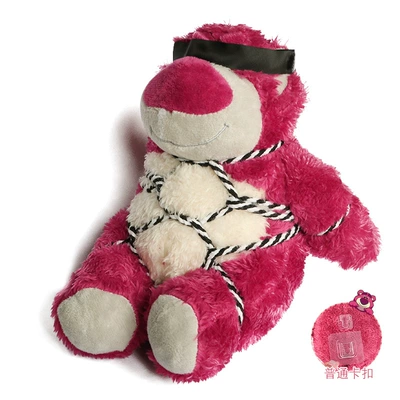 Car ornaments — Car Butt Doll Car - trunk-large-hand-black-and-white-rope-buckle-fixed