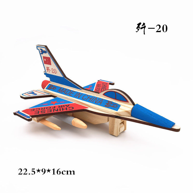 J-20 Aircraft Model Artificial Bomber Fighter Wooden Military Finished Aircraft Ornaments Collection Toy Model Manufacturer