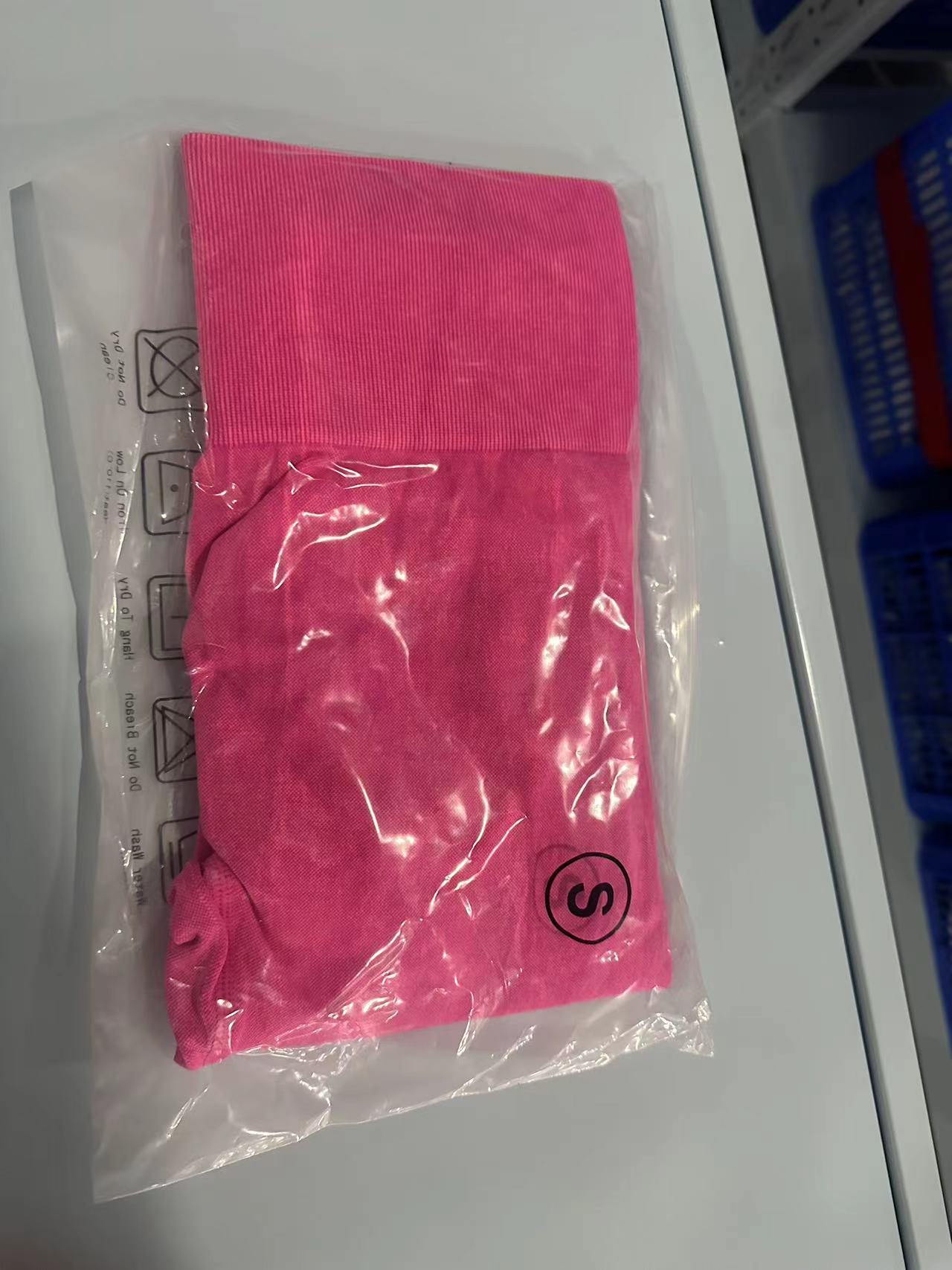 Lavado de arena sin costuras transfronterizo cintura alta nalgas de melocotón imitación vaquero yoga pantalones deportivos ropa exterior correr pantalones ajustados mujeres