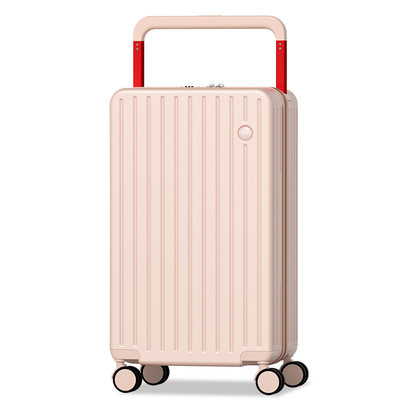 Nuevo equipaje de carro ancho Caja de contraseña para mujer Maleta de gran capacidad Rueda universal Maleta de maleta para hombre de 20 pulgadas