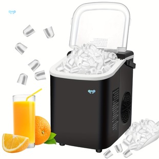 Ice Maker Countertop 9 Cubes Ready in 7 Mins 20Lbs in 24Hrs