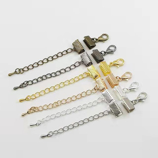 DIY handmade jewelry accessories lobster buckle extend the chain chain chain small water droplet clip buckle Ma Zai buckle