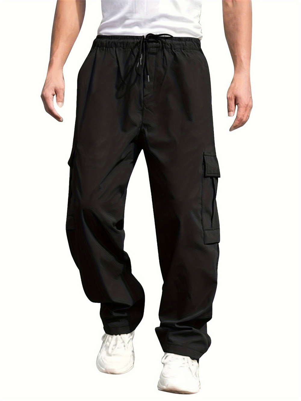 2024 Spring and Autumn Youth Casual Work Clothes Long Loose Straight Outdoor Sports Running Pants Men_voghion.com