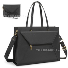 跨境人造皮革笔记本电脑休闲包商务户外便携大容量耐用防水手提包