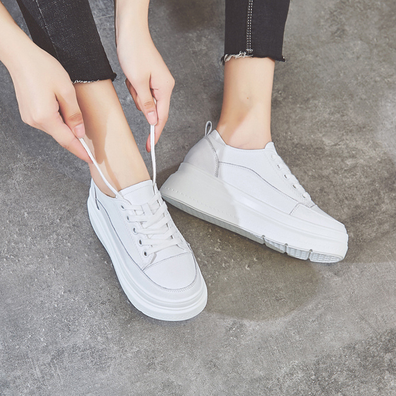 Thick-Soled White Sneakers, Small Sizes 31 32 33, Height-Increasing Casual Sneakers, Flat-Soled New Autumn Classic Sports Shoes, Genuine Leather Thick-Soled White Sneakers, Small Sizes 31 32 33, Height-Increasing Casual Sneakers, Flat-Soled New Autumn Classic Sports Shoes, Genuine Leather