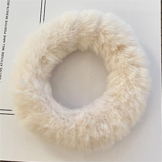 Cubierta de cuero anillo de goma cuerda de pelo peludo cuerda de pelo banda de goma banda de pelo corbata femenina cuerda de pelo tocado felpa Otoño e Invierno Intestino pequeño