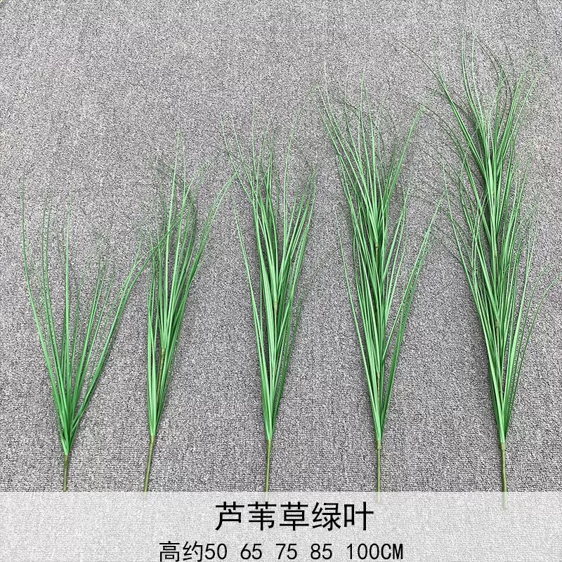 仿真家居装饰造景 芦苇草洋葱草狗尾草 单支酒店园林景观软装落地