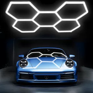 Подвесная сотовая лампа 5 ячеек для автомойки