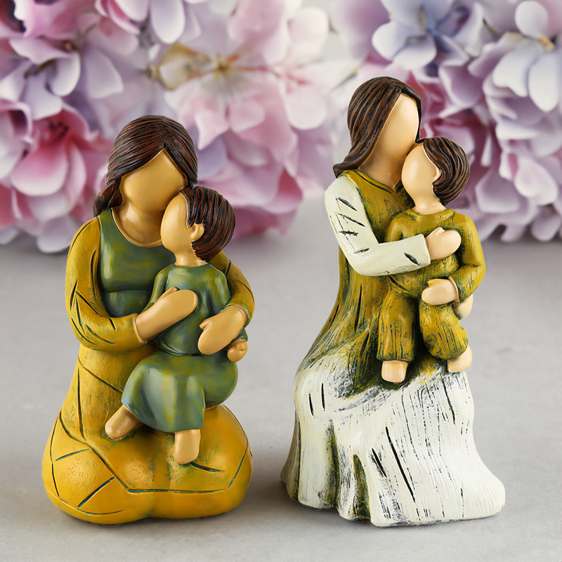  New Product Mother's Day Character Ornaments for Parents, Children, Family, Bedside, and Living Room Decoration Creative Ornaments