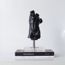 家居软装饰品玄关书柜装饰艺术雕塑摆件工艺品样板房软装配饰摆件