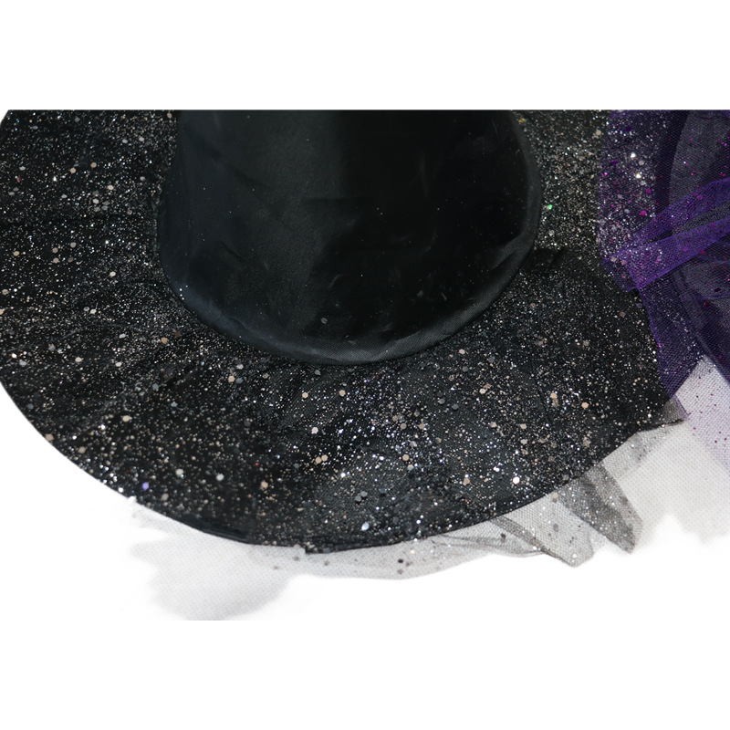 Sombreros de Halloween Sombreros de brujas de seda Sombreros de brujas de Halloween Sombreros de brujas de fantasmas