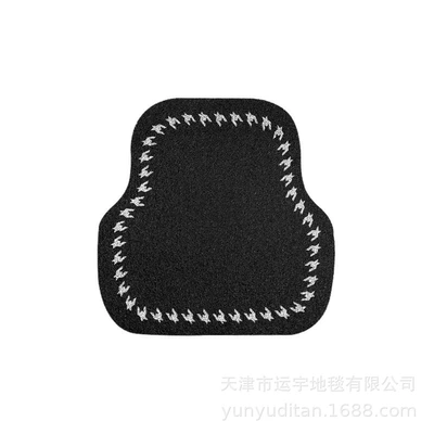 Universal Foot Pad — Mats - houndstooth-trim-rear-row-single-piece