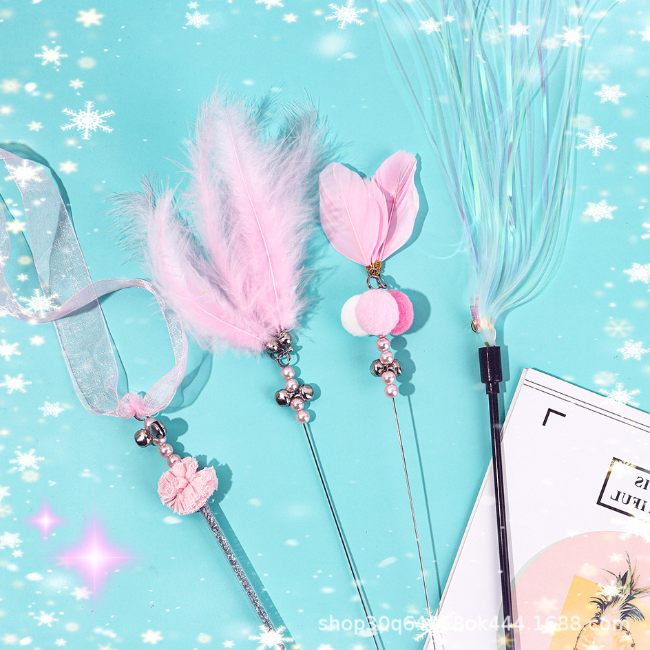 핑크 쓰리피스 세트 + 컬러풀한 요정 지팡이