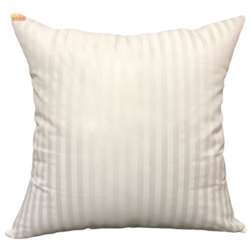 Factory wholesale striped fabric 45 50 55 cushion core cushion backrest core vacuum compressed square pillow cushion core pieces