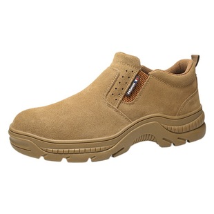 Labor protection shoes anti-smashing anti-piercing men's wear-resistant shoes men's steel toe construction site shoes work shoes special safety shoes for welders