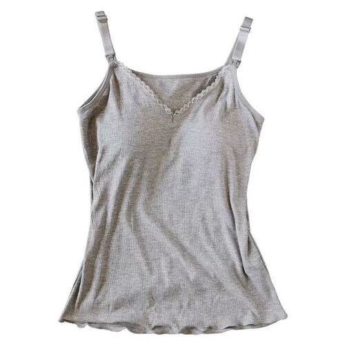 Nursing suspender vest thin summer bra long pregnant woman underwear without steel ring postpartum feeding bra new